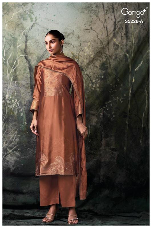 Ganga sashka 5226 dress material wholesale